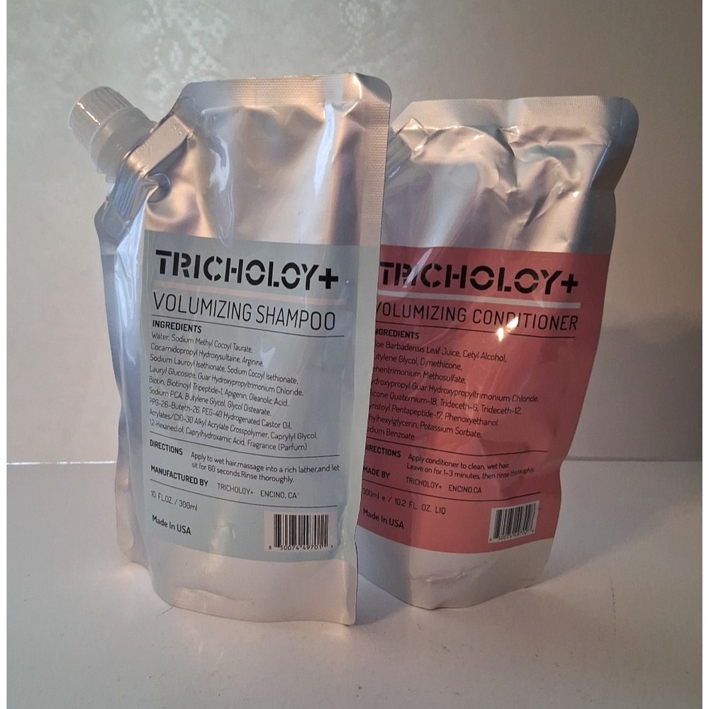 Trichology + Shampoo Anti-Hair Fall Less Shedding Volumizing Shampoo Conditioner